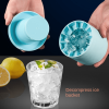 Ice Bucket Cup Mold Ice Cubes Tray Food Grade Quickly Freeze Silicone Ice Maker Creative Design Ice Bucket Whiskey Beer Maker - Yellow