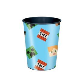 Minecraft Party Plastic Cup, 16 fl oz, 1ct - Minecraft