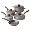 Tramontina 9 Piece Non-Stick Cookware Set, Champagne - Tramontina