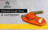 2-in-1 Manual Dough Press and Dumpling Maker - Premium Empanada, Pastry, Pierogi, and Ravioli Press Mold