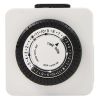 Hyper Tough Polarized Analog Indoor Mini Timer, Single Outlet - Hyper Tough