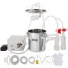 Goat Milking Machine, 3 L 304 Stainless Steel Bucket, Electric Automatic Pulsation Vacuum Milker