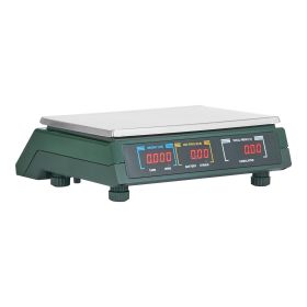 Electronic Price Computing Scale, 66 LB Digital Deli Weight Scales, LED Digital Commercial Food Fruit Meat Produce Counting Weight