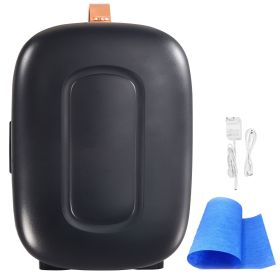 Mini Fridge, 4 Liter/6 Can Small Refrigerator for Beverage Skincare & Cosmetic, AC/DC Cooler & Warmer