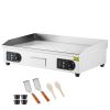 Commercial Electric Griddle, 2800W Countertop Flat Top Grill, 122-572 F Adjustable Temp