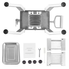 Commercial Vegetable Slicer, 1/4 and 1/2 inch Tomato Slicer, Stainless Steel and Aluminum Alloy Vegetable Cutter Slicer