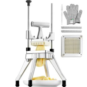 Commercial Vegetable Fruit Chopper 1/4" Blade Heavy Duty Professional Food Dicer Kattex French Fry Cutter Onion Slicer Stainless Steel for Tomato Pepp