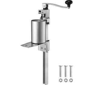 Manual Can Opener, Sturdy Tabletop Can Opener for Big Cans, Durable with Stand, Height-Adjustable Professional Jar Opener