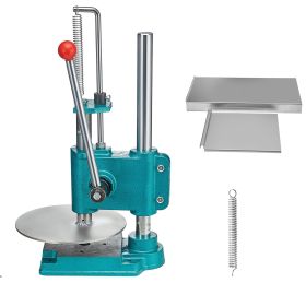 Manual Pizza Dough Press Machine, 9.5inch/24cm Household Pizza Pastry, Stainless Steel Pizza Presser, Commercial Chapati Sheet Pizza Crust Press Plate