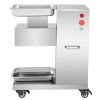 110V Commercial Meat Cutter Machine 1100LB/H Electric Meat Cutting Machine 750W Commercial Meat Slicer 3mm Blade Restaurant Food Slicer Stainless Stee