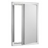 BBQ Access Door, 17W x 24H Inch Single Outdoor Kitchen Door, Stainless Steel Flush Mount Door, Wall Vertical Door with Recessed Handle, for BBQ Island