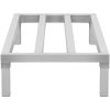 Aluminum Dunnage Rack, 48' x 20' Commercial Food Floor Rack, 8' Off the Floor, 1800 lbs Capacity All-Welded Aluminum Storage Rack