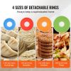 Adjustable Rolling Pin, Stainless Steel Dough Roller Designs, Rolling Pin with Thickness Rings and Pastry Baking Nonstick Mat Set, for Baking Fondant