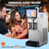 Commercial Slushy Machine, 8L / 2.1 Gal Single Bowl, Cool and Freeze Modes, 1050W Stainless Steel Margarita Smoothie Frozen Drink Maker