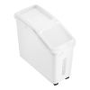 Rice Storage Container, 11.4Gallon/50L Capacity Large Dog Food Dispenser Bin, Kitchen Ingredient Grain Cereal Flour Bin