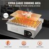 Commercial Electric Griddle, 21", 1600W Countertop Flat Top Grill, Stainless Steel Grill with Non Stick Iron Cooking Plate