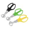 HILIFE Multifunction Cigar Cutters Quail Egg Shell Scissors Rust Resistant Stainless Steel Blade Kitchen Tools Durable - Yellow