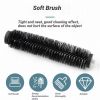 2pcs Dust Collector Duster Multi Purpose Plastic Cleaning Brush Nail Soft Bed De-Hairing Brush Static Without USB Or Battery - White+Gray, 2pcs