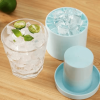 Ice Bucket Cup Mold Ice Cubes Tray Food Grade Quickly Freeze Silicone Ice Maker Creative Design Ice Bucket Whiskey Beer Maker - Yellow