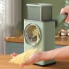 1pc Multifunctional Vegetable Cutter; Hand-cranked Potato Slicer; Lemon Grater; Drum Vegetable Grater With Handle - Green