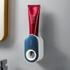 1pc Toothpaste Dispenser; Toothpaste Squeezing Rack; Automatic Toothpaste Squeezer Dispenser - Black+White