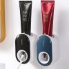 1pc Toothpaste Dispenser; Toothpaste Squeezing Rack; Automatic Toothpaste Squeezer Dispenser - Black+White