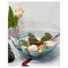 Swirl Acrylic Serving Bowls, Unbreakable Large Plastic Bowls, Soup Bowls, Salad Bowls, Cereal Bowl for Snacks, BPA Free - as Pic