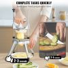 Commercial Vegetable Fruit Chopper 1/4" Blade Heavy Duty Professional Food Dicer Kattex French Fry Cutter Onion Slicer Stainless Steel for Tomato Pepp