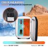 Mini Fridge, 4 Liter/6 Can Small Refrigerator for Beverage Skincare & Cosmetic, AC/DC Cooler & Warmer