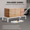 Aluminum Dunnage Rack, 48' x 20' Commercial Food Floor Rack, 8' Off the Floor, 1800 lbs Capacity All-Welded Aluminum Storage Rack