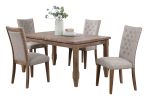 Riverdale - 5 Piece Dining Set - Light Brown - as Pic