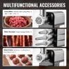 Meat Grinder, 4.2 Lbs/Min Capacity Electric Meat Grinders with Blade, Grinding Plate, Sausage Maker, Kubbe Kit