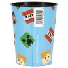 Minecraft Party Plastic Cup, 16 fl oz, 1ct - Minecraft