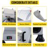 Commercial Meat Slicer, 320W Electric Deli Food Slicer, 12 inch Carbon Steel Blade Electric Food Slicer, 350-400RPM Meat Slicer