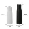 UV Sterilizing Self Cleaning Purifier Water Bottle Insulated LED Temperature Display Flask Bottle - Black