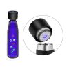 UV Sterilizing Self Cleaning Purifier Water Bottle Insulated LED Temperature Display Flask Bottle - Black
