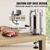 Sausage Stuffer, 2.5LBS/1.5L Capacity, 304 Stainless Steel Vertical Sausage Stuffer, Sausage Filling Machine with 3 Stuffing Tubes