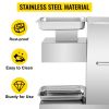 110V Commercial Meat Cutter Machine 1100LB/H Electric Meat Cutting Machine 750W Commercial Meat Slicer 3mm Blade Restaurant Food Slicer Stainless Stee