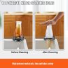 Glass Rinser, 10 Powerful Spraying Jets 360Â° Rotating Cup Rinser for Sink, 304 Stainless Steel Faucet Cup Washer with ABS Cup Holder for Baby Bottle