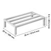 Aluminum Dunnage Rack, 36' x 20' Commercial Food Floor Rack, 8' Off the Floor, 1800 lbs Capacity All-Welded Aluminum Storage Rack