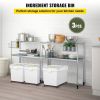 Rice Storage Container, 10.5Gallon/40L x3 Capacity Large Dog Food Dispenser Bin, Kitchen Ingredient Grain Cereal Flour Bin