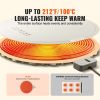 Electric Warming Tray, Food Warming Mat for Buffet, Rollable & Portable Silicone Food Warmer with 4 Adjustable Temperature Settings