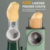 1pc Multifunctional Vegetable Cutter; Hand-cranked Potato Slicer; Lemon Grater; Drum Vegetable Grater With Handle - Green