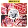 Commercial Meat Slicer, 320W Electric Deli Food Slicer, 12 inch Carbon Steel Blade Electric Food Slicer, 350-400RPM Meat Slicer