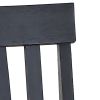 Farmhouse 5pc Dining Set: Two-Tone Finish, Cottage Style Table, Schoolhouse Chairs, Perfect for Gathering - as Pic
