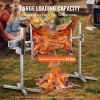 Electric BBQ Rotisserie Grill Kit, 46 Inch 90 lbs Capacity, Automatic 42W Motor Height Adjustable Universal Roaster Stand