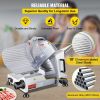 240W Commercial Meat Slicer, Electric Deli Food Slicer, 10" Carbon Steel Blade Electric Food Slicer, 350-400RPM Meat Slicer