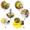 Pineapple Slicer Peeler Cutter Parer Knife Stainless Steel Kitchen Fruit Tools Cooking Tools kitchen accessories kitchen gadgets - Yellow
