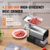 Meat Grinder, 4.2 Lbs/Min Capacity Electric Meat Grinders with Blade, Grinding Plate, Sausage Maker, Kubbe Kit