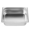 8 Pack Hotel Pans, 1/2 Size Anti-Jam Steam Pan with Lid, 0.8mm Thick Stainless Steel Steam Table Pan, 4-Inch Deep Commercial Table Pan